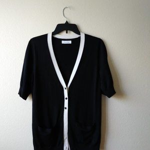 Women's Calvin Klein Black Cardigan, M,